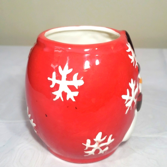 Vintage  Snowman Mugs Set Pal  Collectible Ceramic Cups In Box - Picture 6 of 13